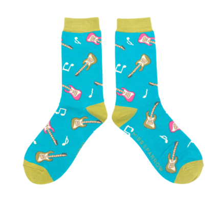 Bamboo Socks For Women - Guitars