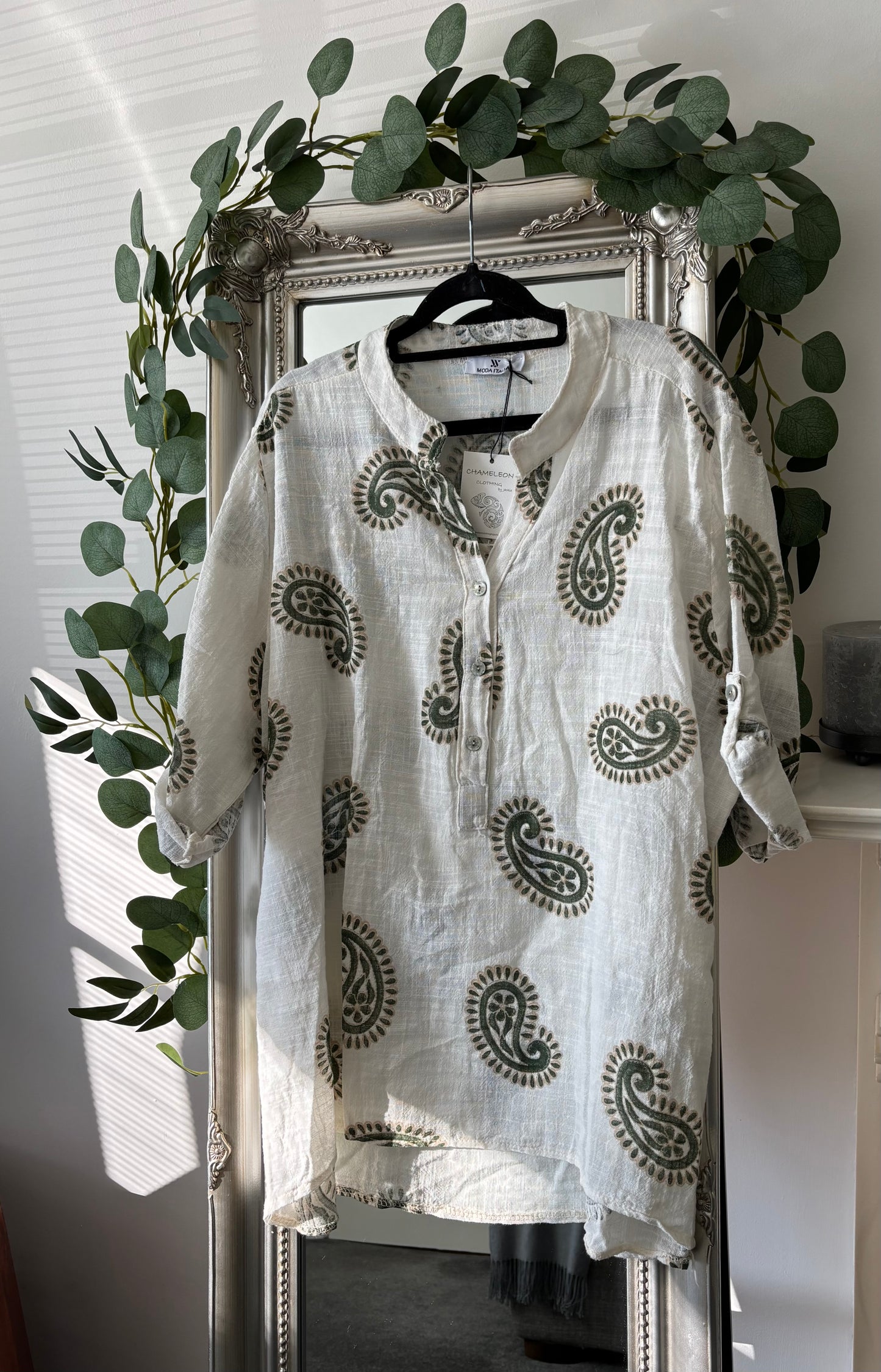 Cotton Paisley Shirt
