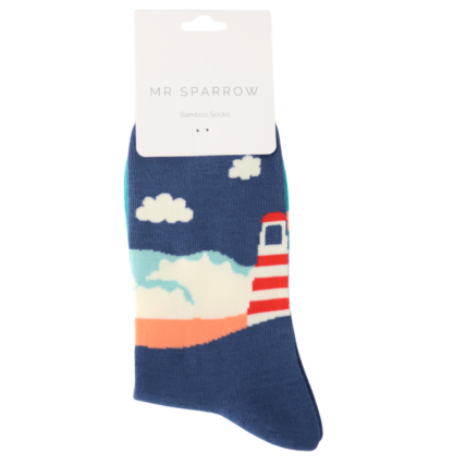 Bamboo Socks For Men - Seascape