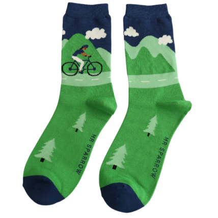 Bamboo Socks For Men - Mountain Biking