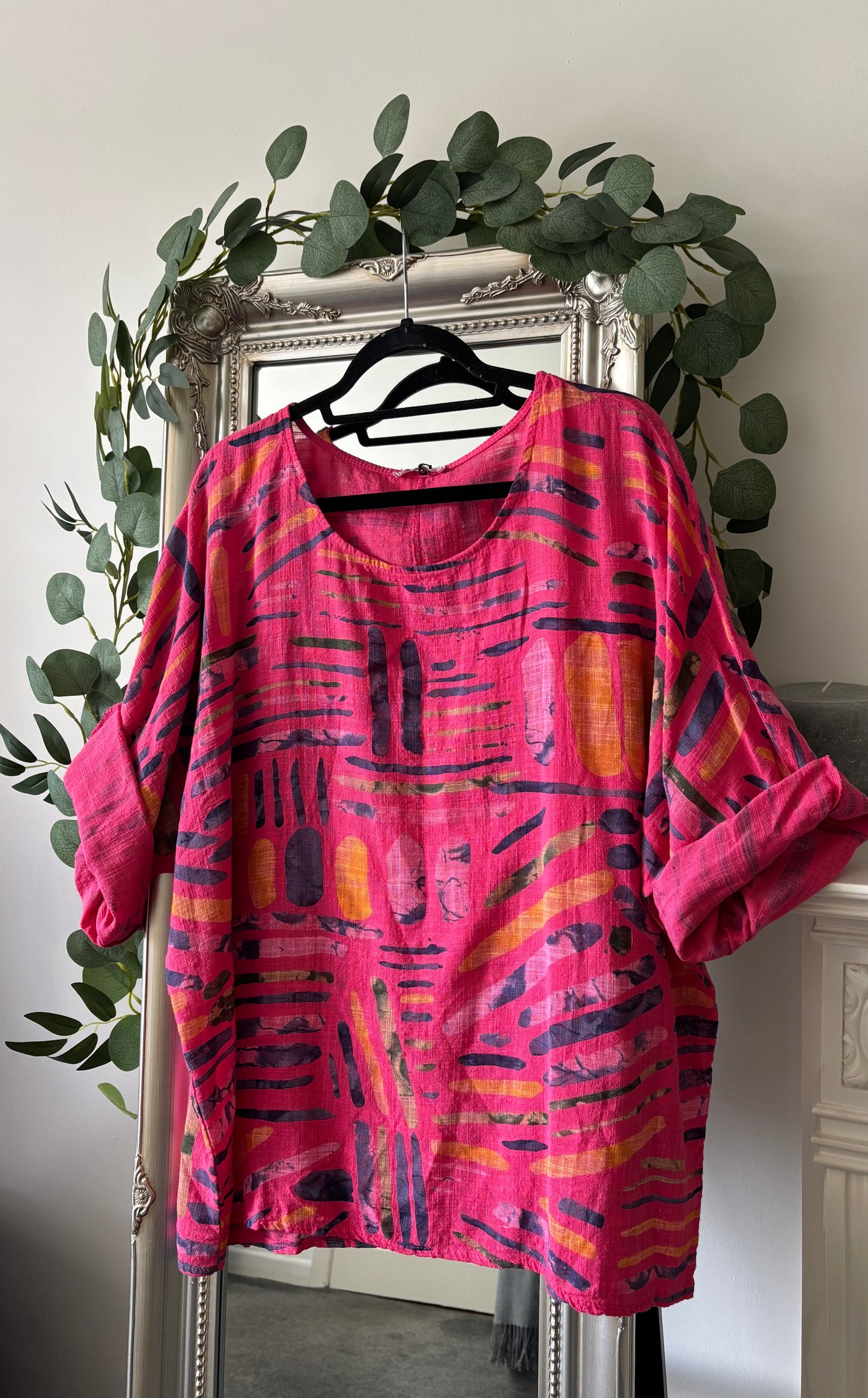 Cotton Colour Sticks Print Tunic