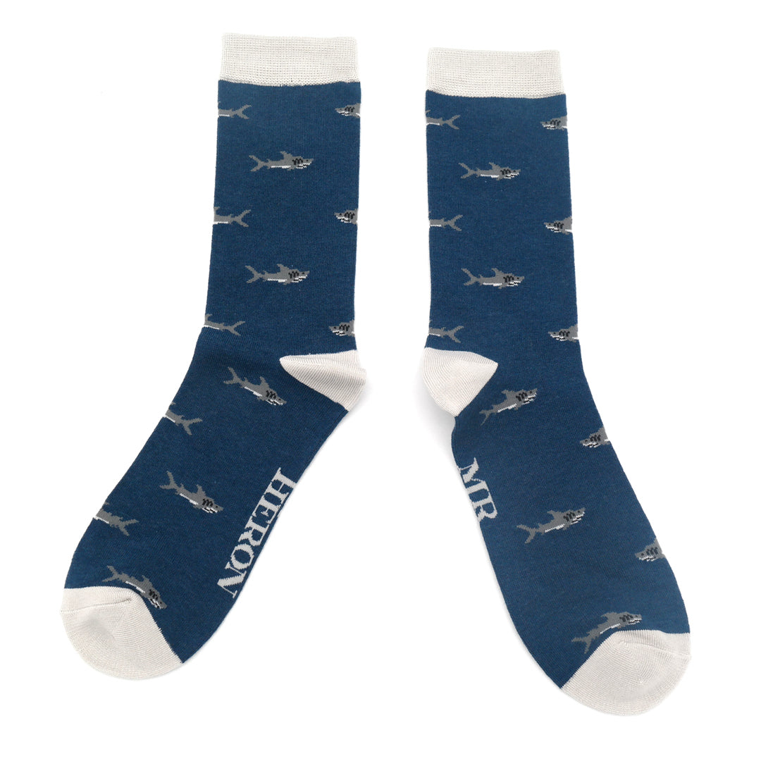 Bamboo Socks For Men - Sharks