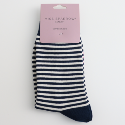 Bamboo Socks For Women - Simple Stripes