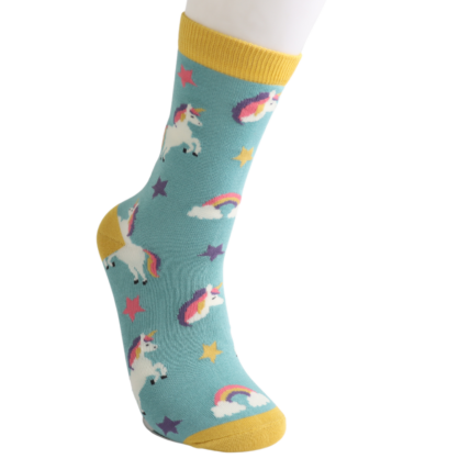 Bamboo Socks For Women - Unicorns