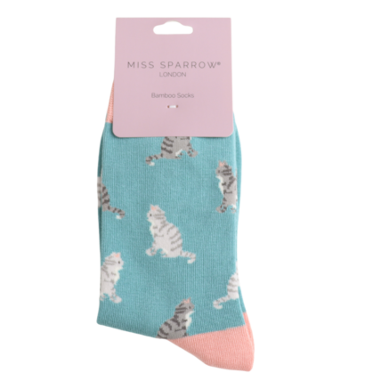 Bamboo Socks For Women - Tabby Cats