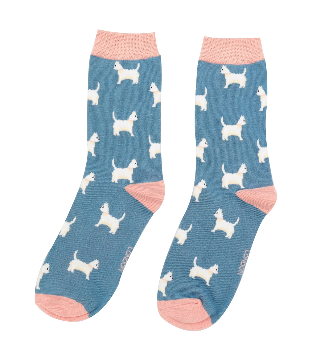 Bamboo Socks For Women - Scottie Dogs