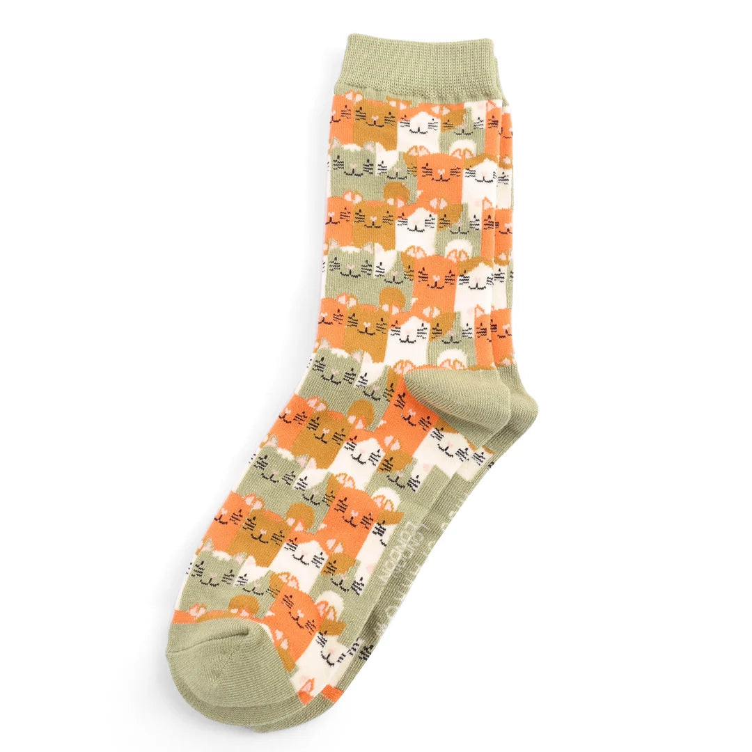 Bamboo Socks For Women - Happy Cats