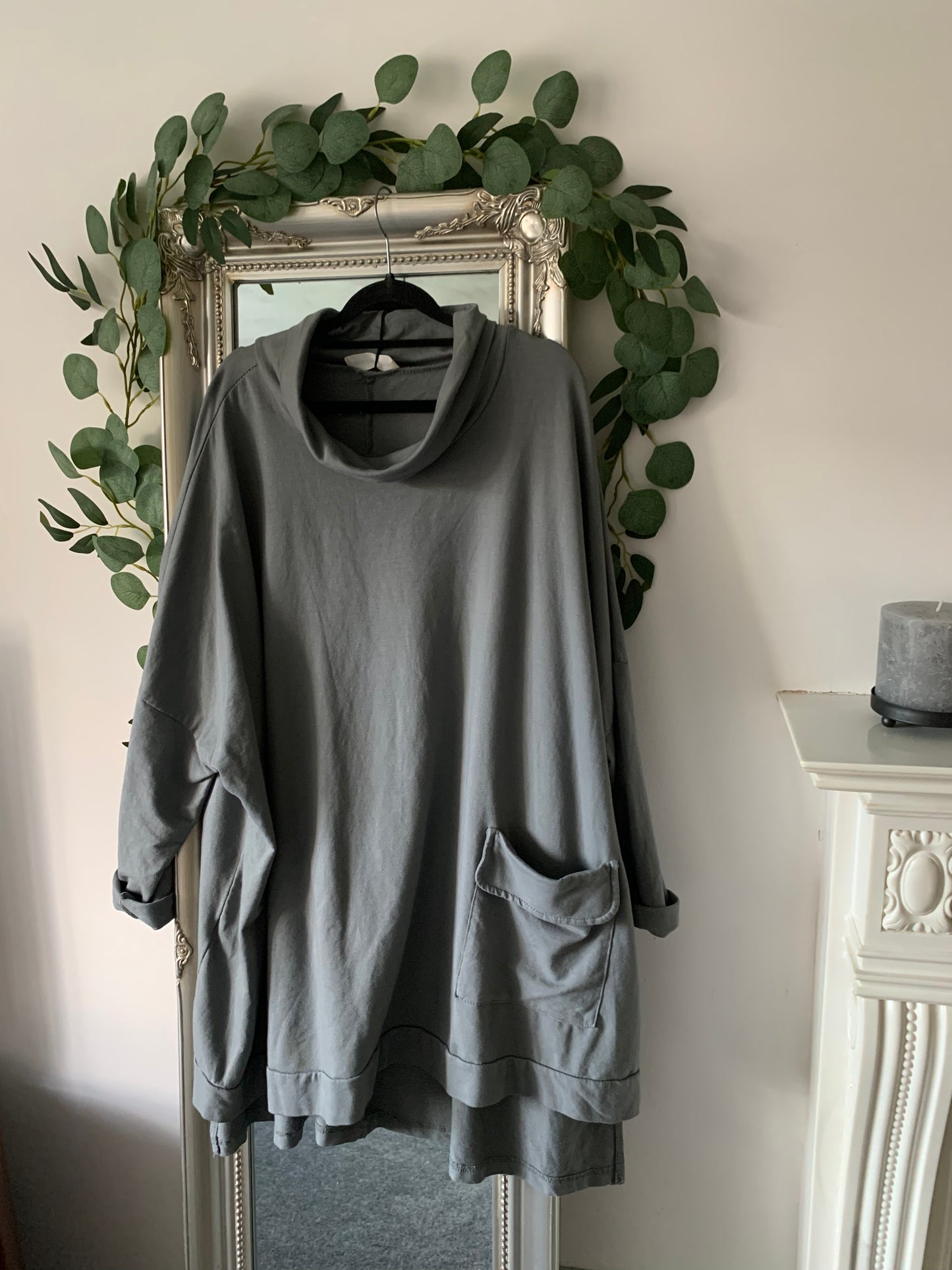 Cowl Neck Jersey Tunic