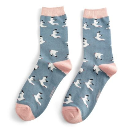 Bamboo Socks For Women - Seagulls