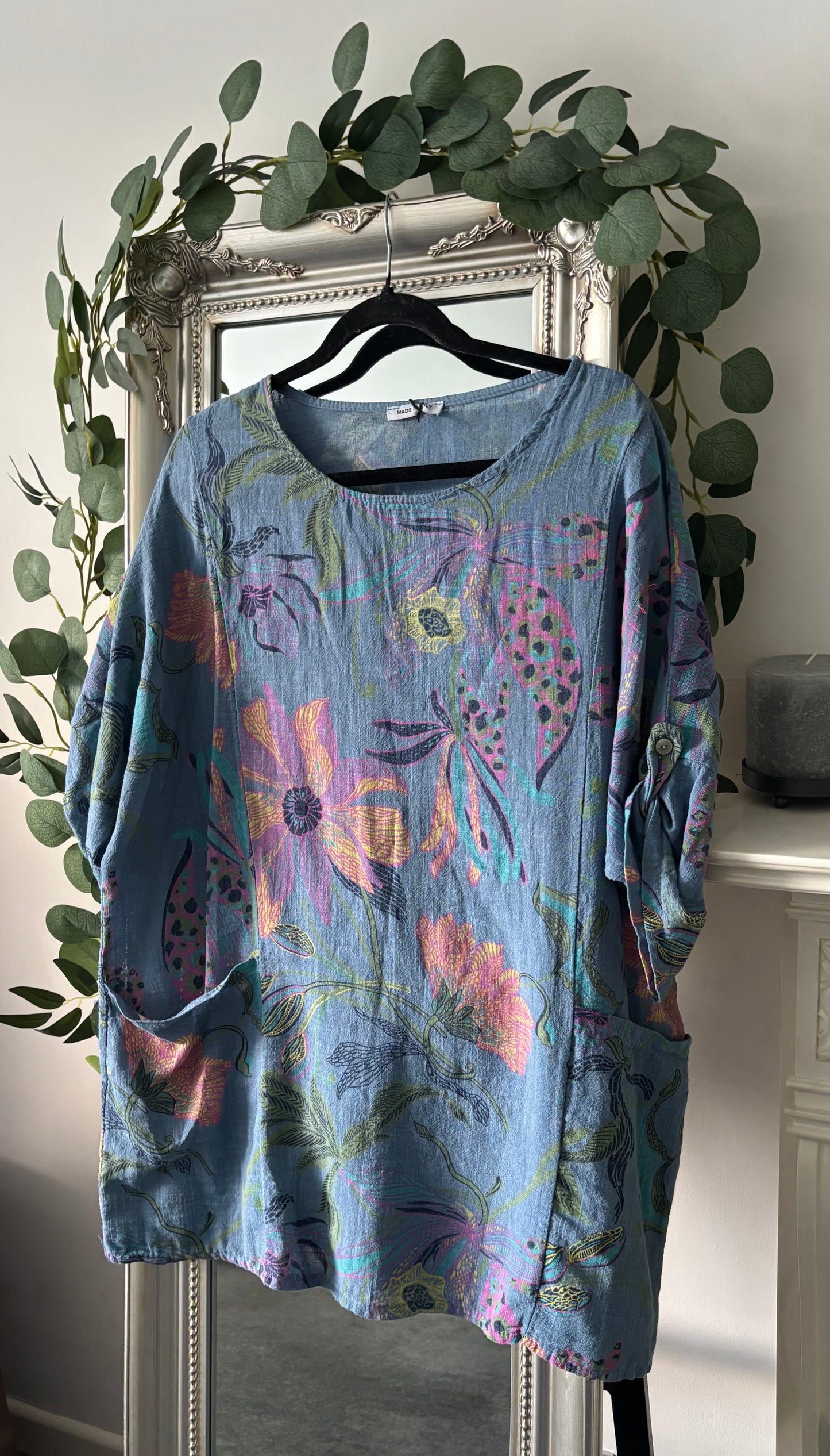Cotton Orchid Print Tunic