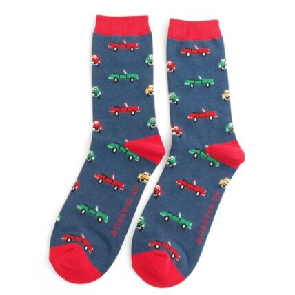 Bamboo Socks For Men - Classic Cars