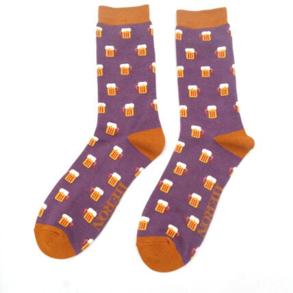Bamboo Socks For Men - Beer