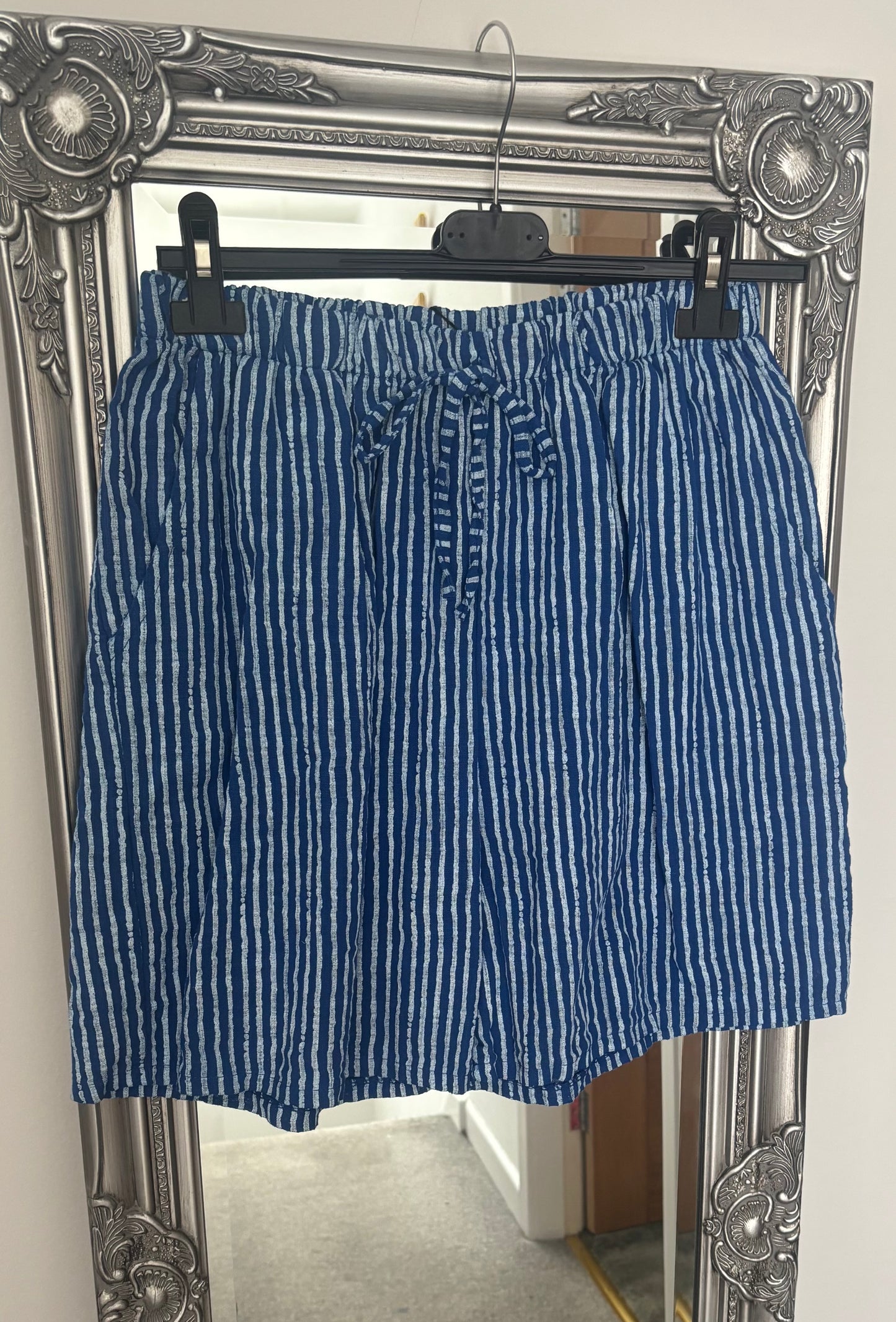 Cotton Stripe Shorts