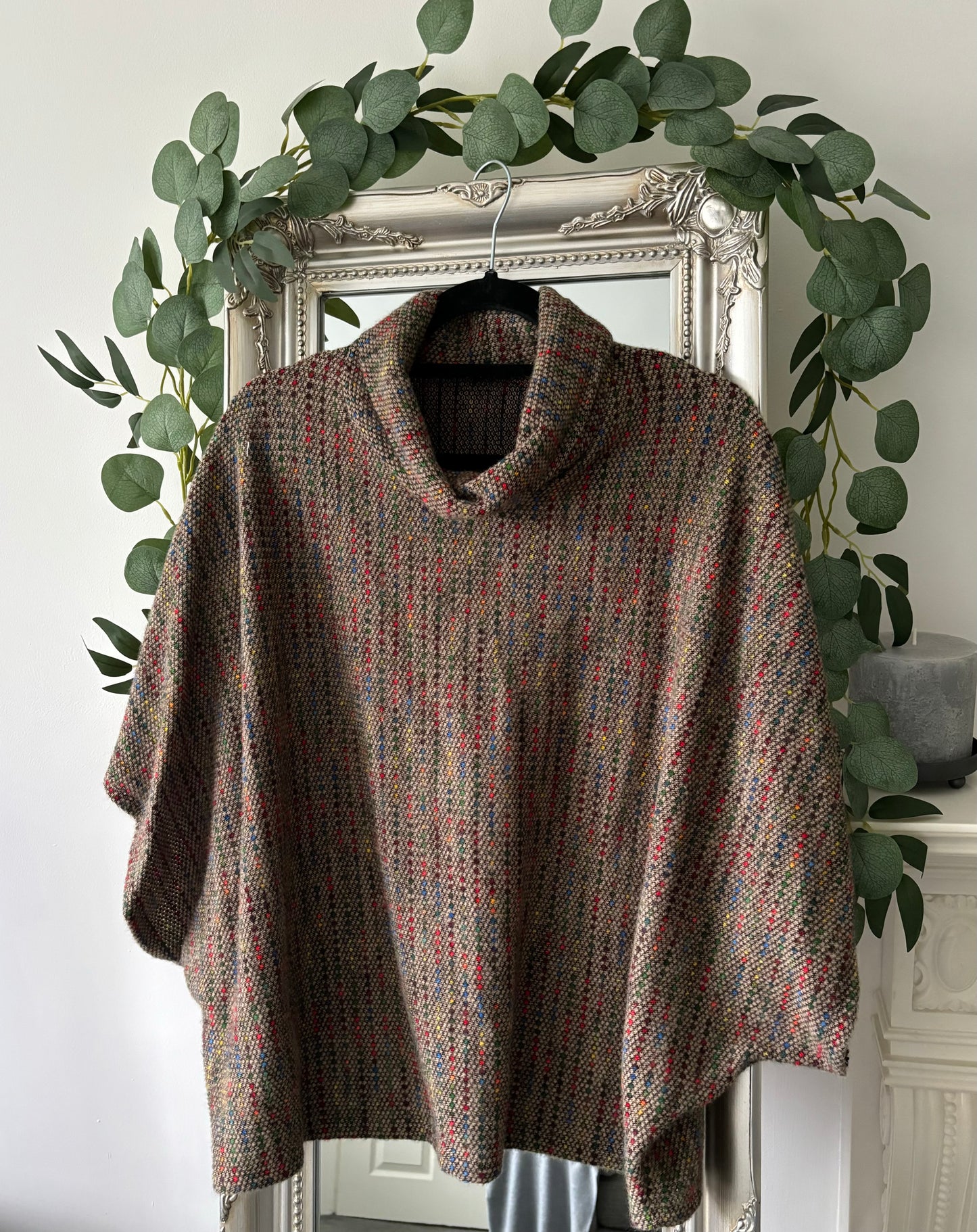 Cowl Neck Poncho Tunic