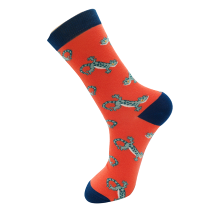 Bamboo Socks For Men - Lizards