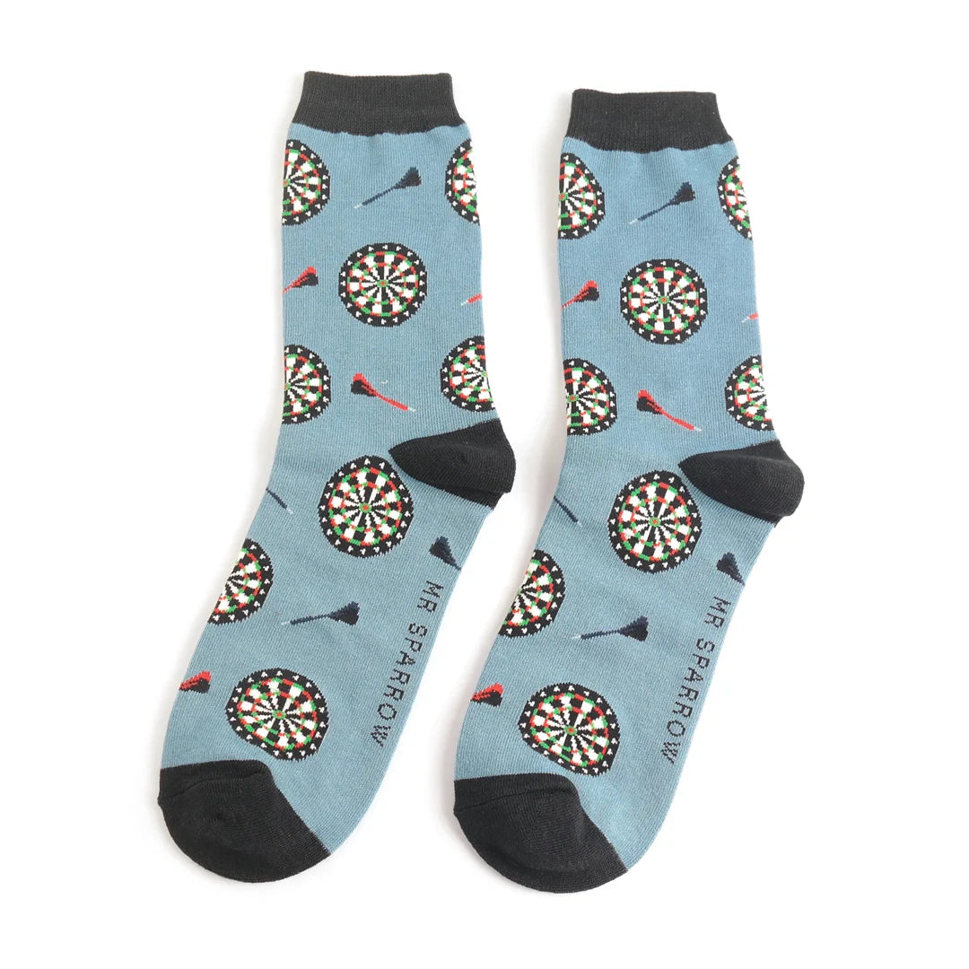 Bamboo Socks For Men - Dart Boards