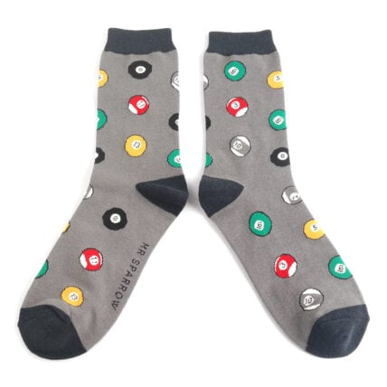 Bamboo Socks For Men - Pool Balls