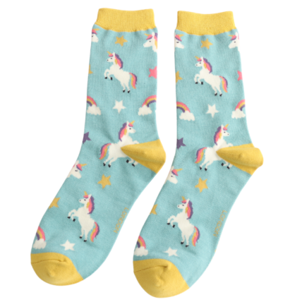 Bamboo Socks For Women - Unicorns