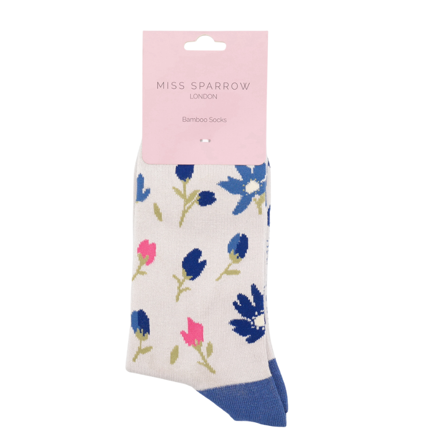 Bamboo Socks For Women - Ditsy Floral