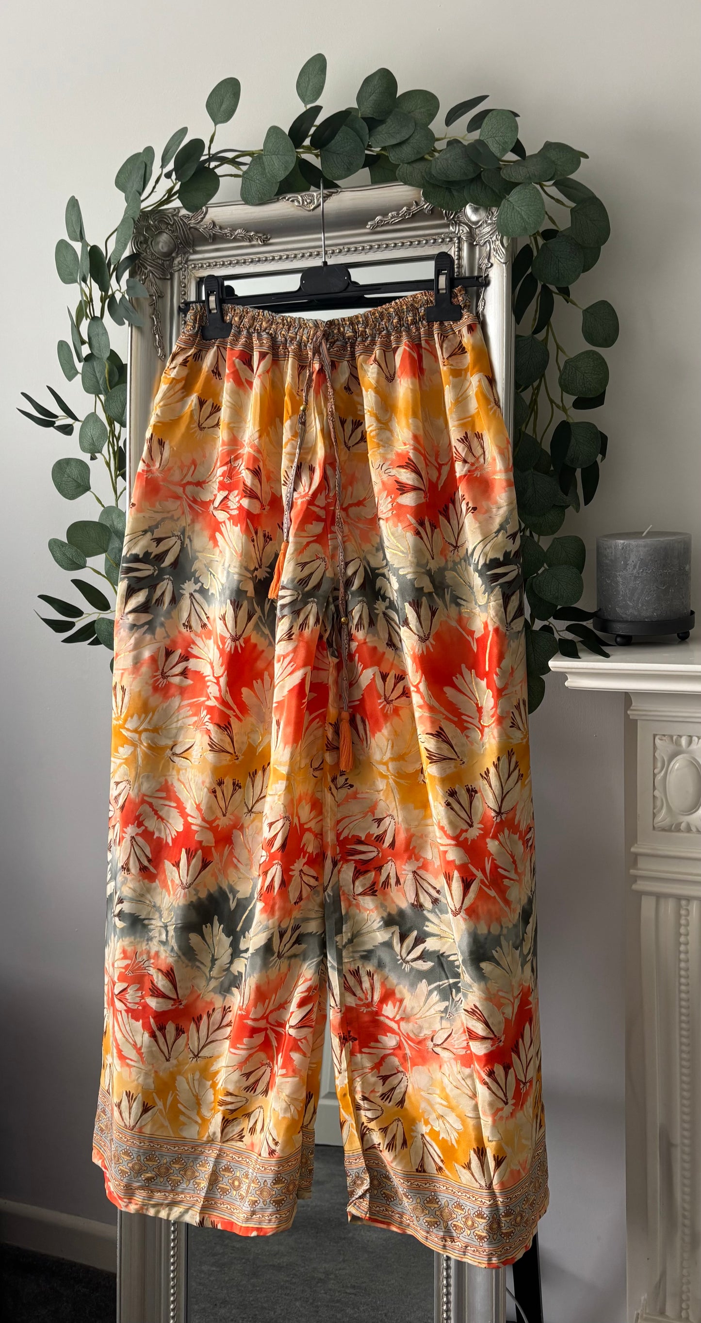 Printed Palazzo Trousers