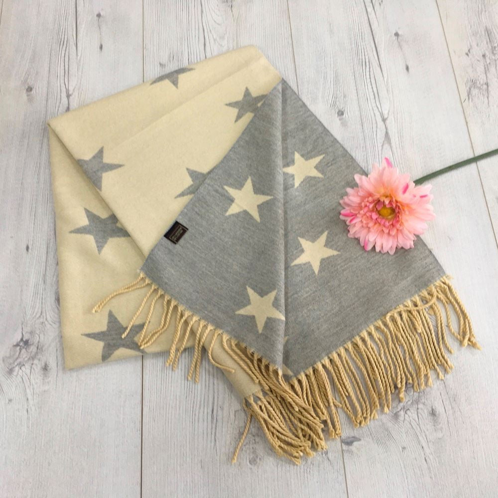 Super Soft Cashmere Blend Reversible Wrap/Pashmina
