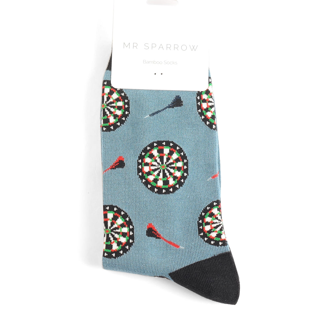 Bamboo Socks For Men - Dart Boards