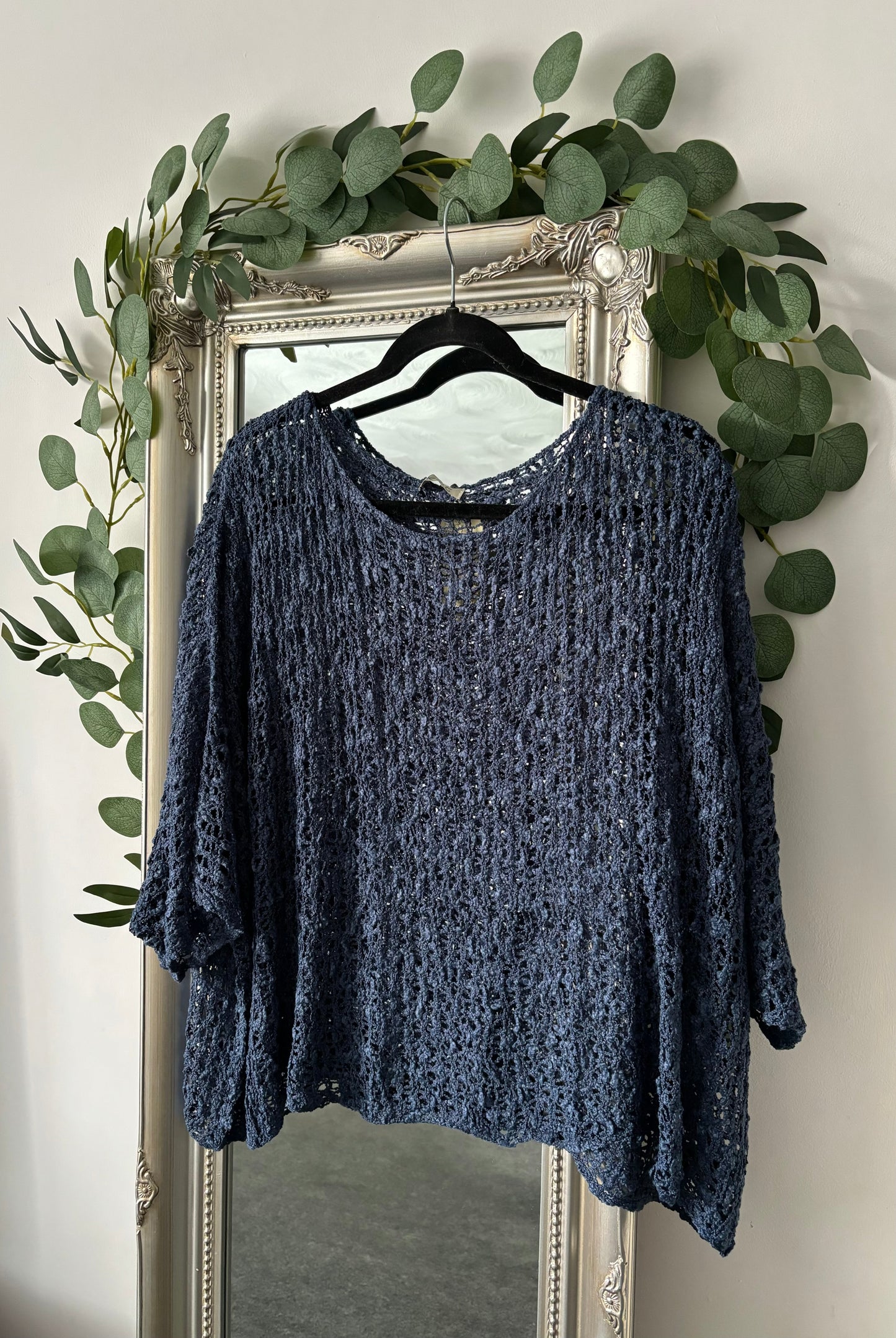 Popcorn Over Top - Denim