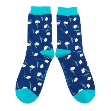 Bamboo Socks For Women - Daisies