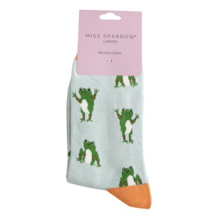 Bamboo Socks For Women - Happy Frogs