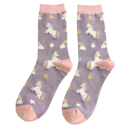 Bamboo Socks For Women - Unicorns