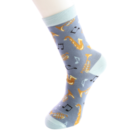 Bamboo Socks For Women - Brass Band
