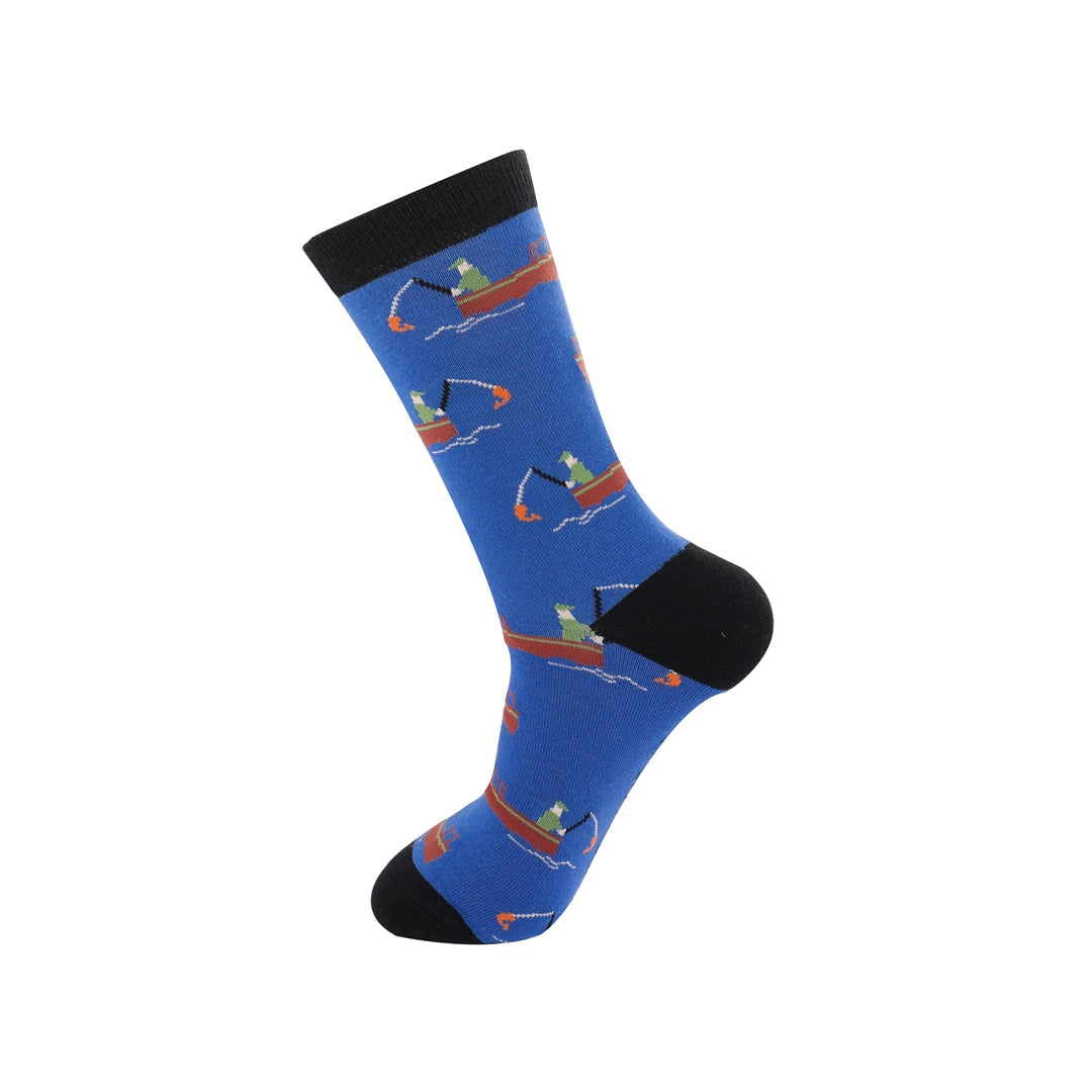 Bamboo Socks For Men - Gone Fishing