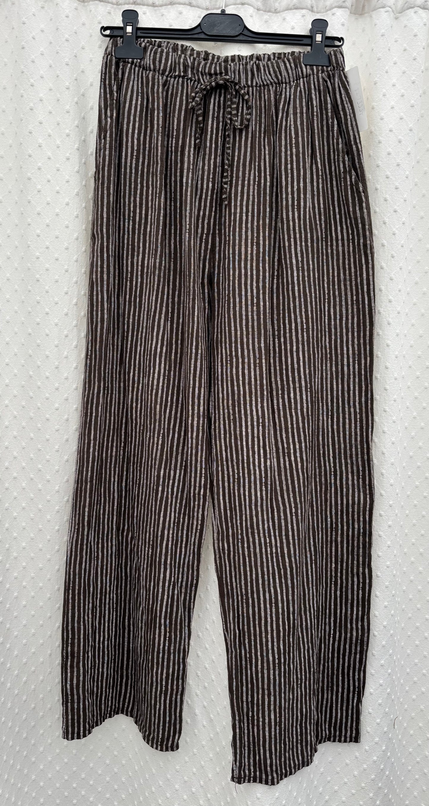 Striped Cotton Trousers