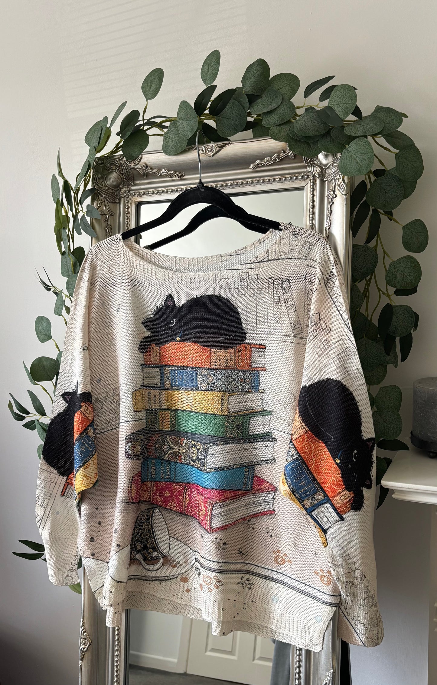 Lightweight Long Sleeve Cat Jumper