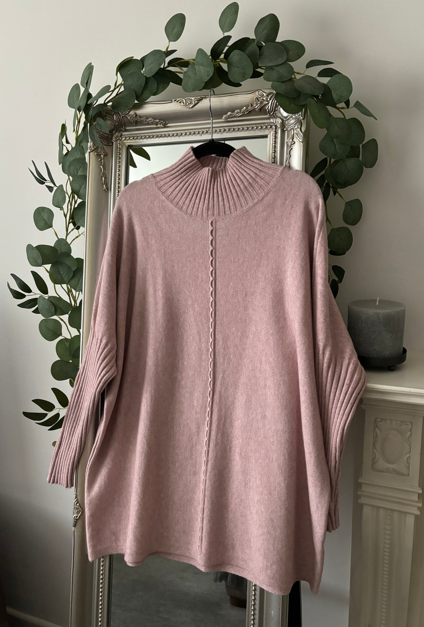 Turtle Neck Knit Tunic