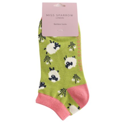 Bamboo Trainer Socks For Women - Sheep
