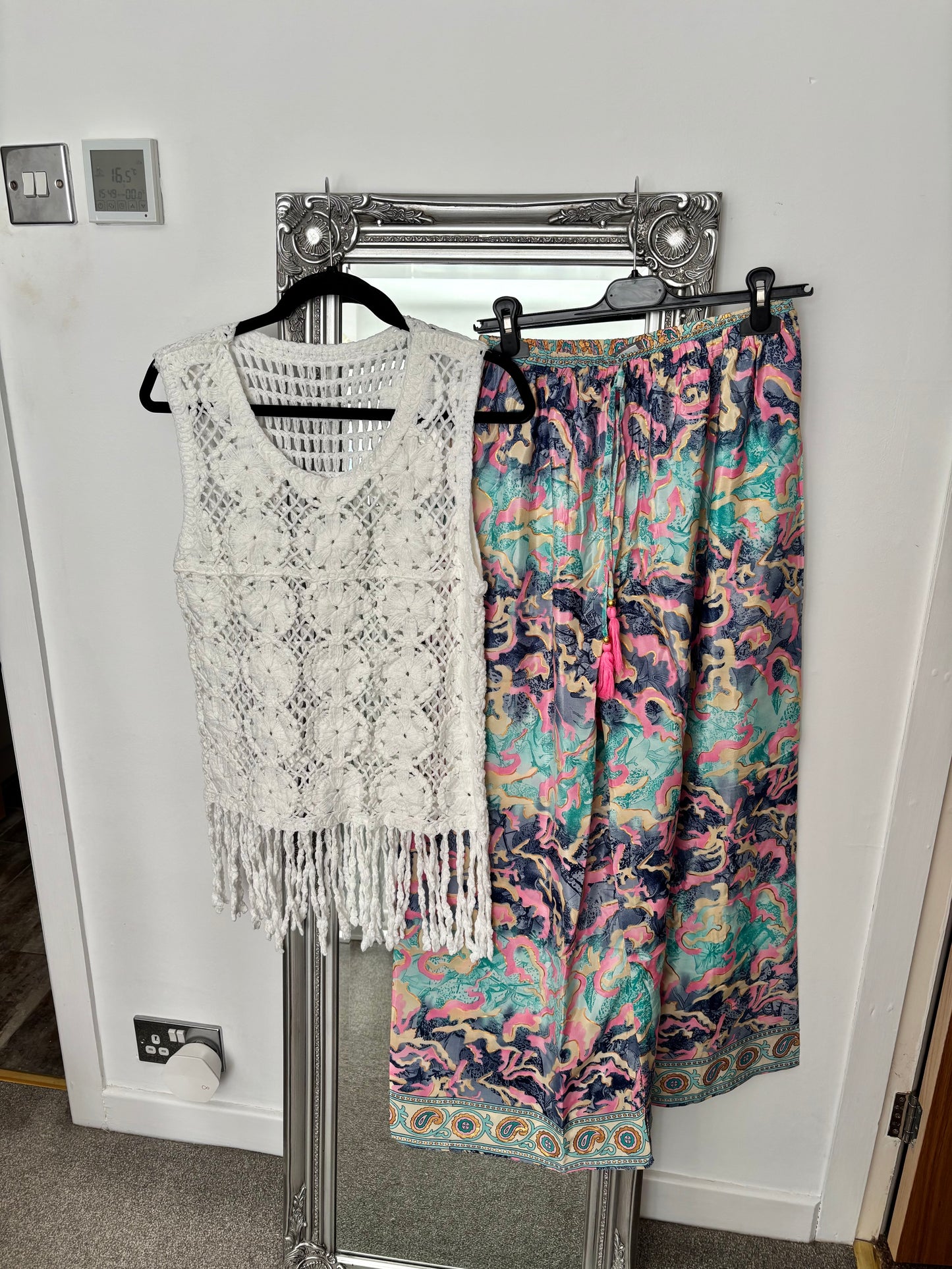 Printed Palazzo Trousers