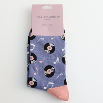 Bamboo Socks For Women - Vinyl Music