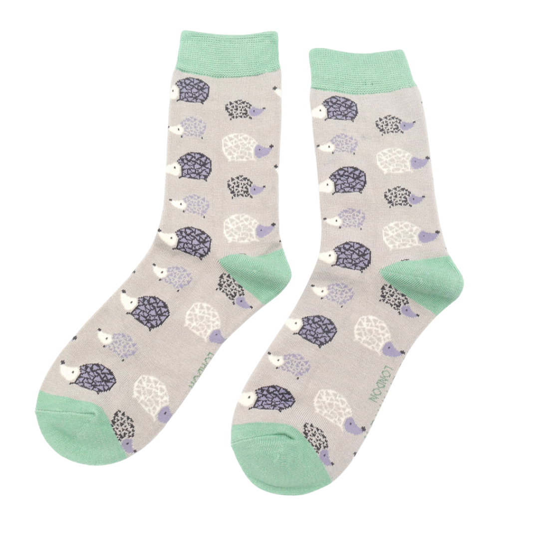 Bamboo Socks For Women - Hedgehogs