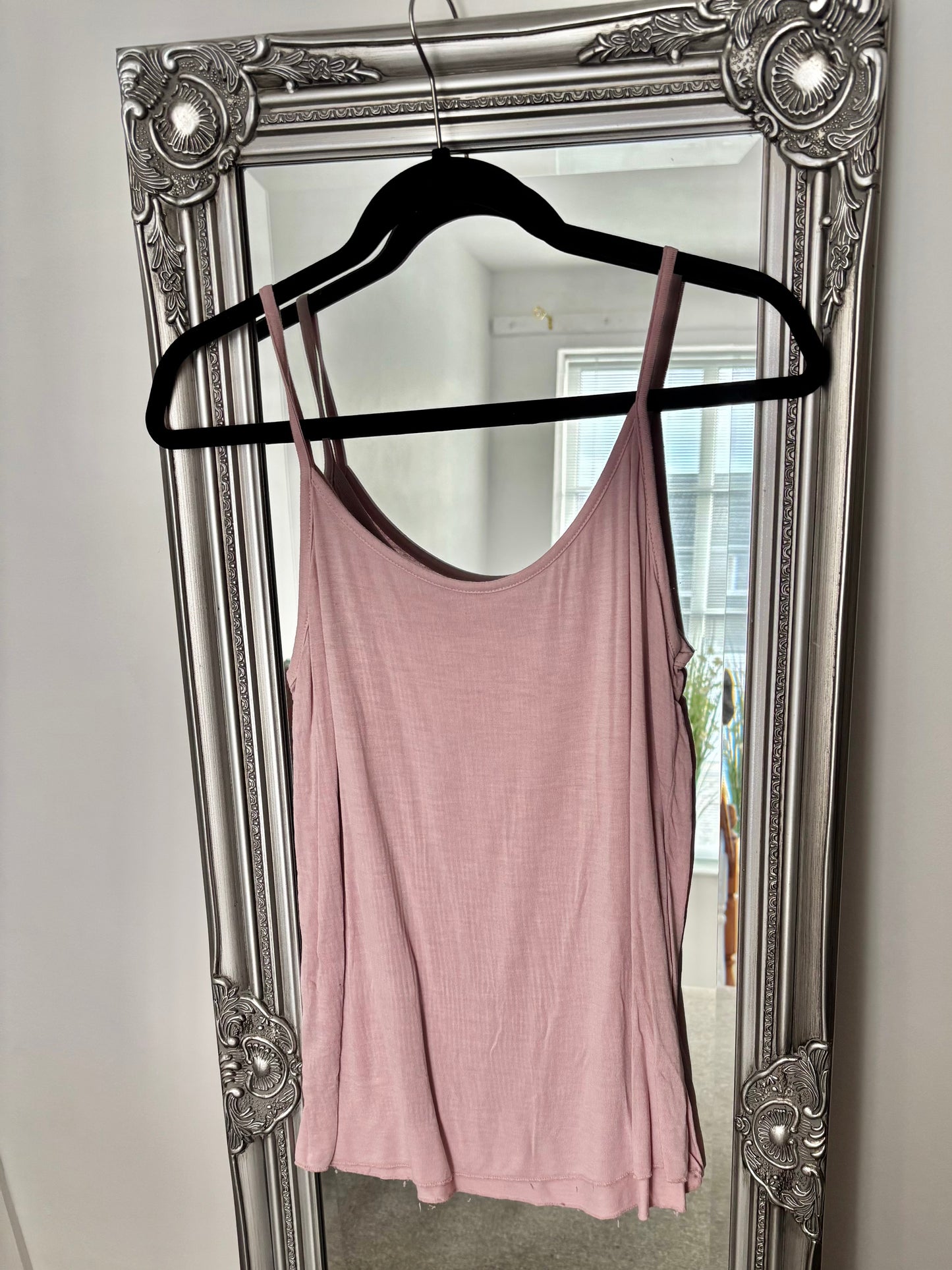 Frayed Edge Mesh 2 Piece Tunic