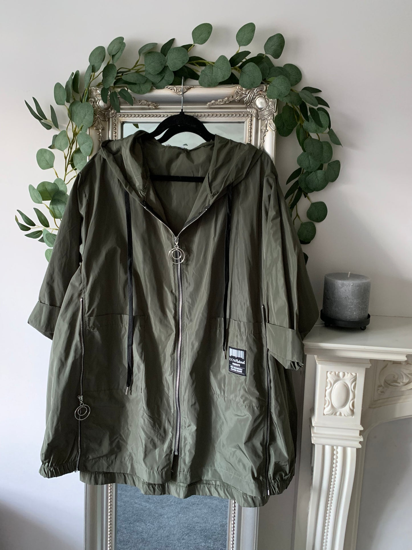 Showerproof Coat With Side Zips