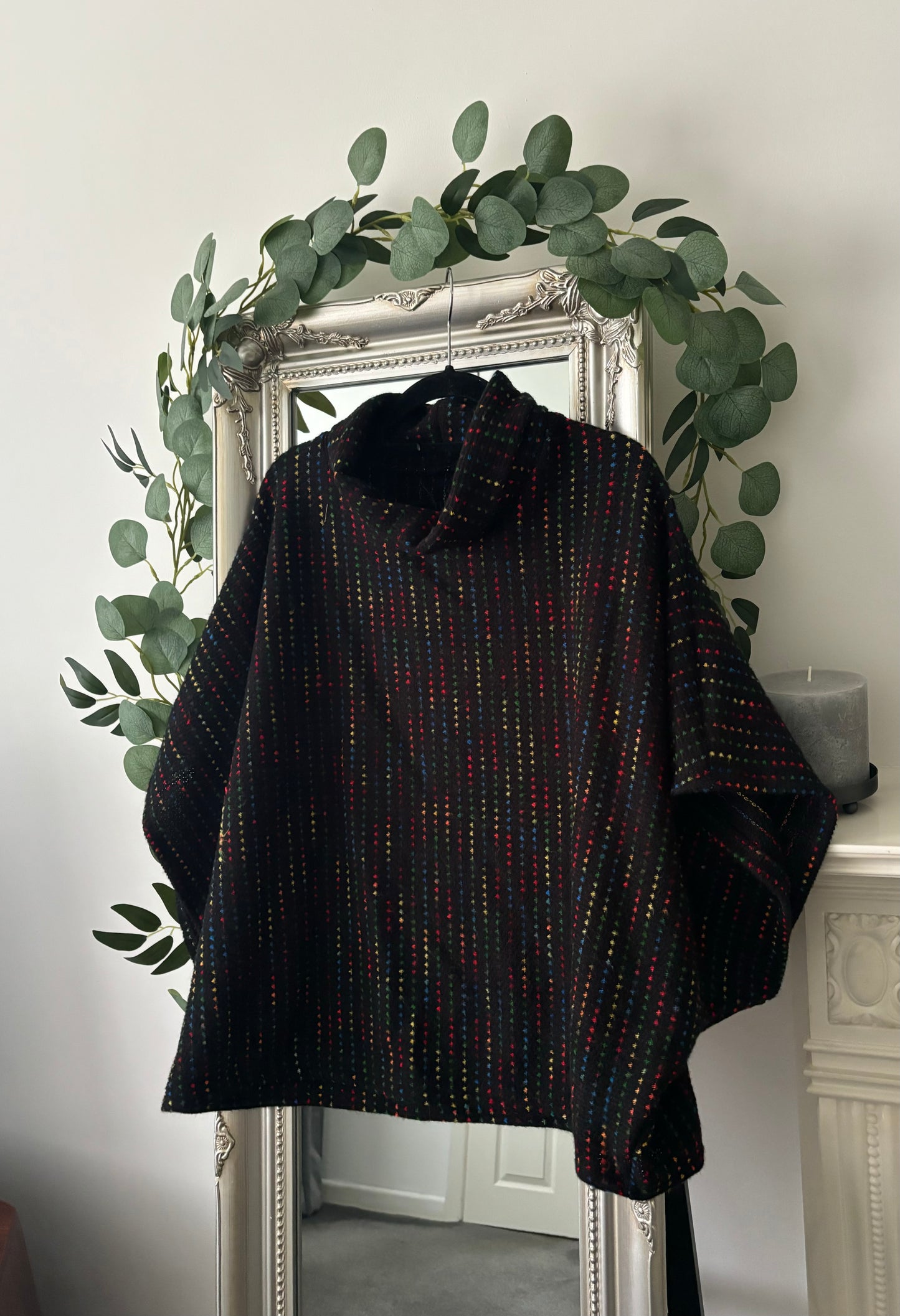 Cowl Neck Poncho Tunic