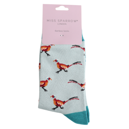 Bamboo Socks For Women - Pheasants