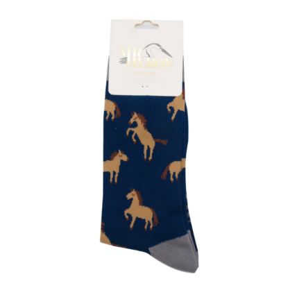 Bamboo Socks For Men - Wild Horses