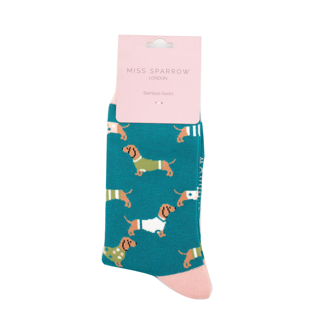 Bamboo Socks For Women - Dachshunds