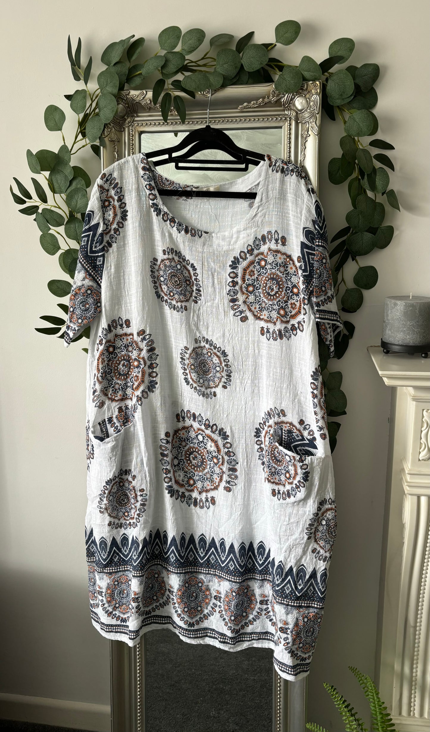 Cotton Print Dress