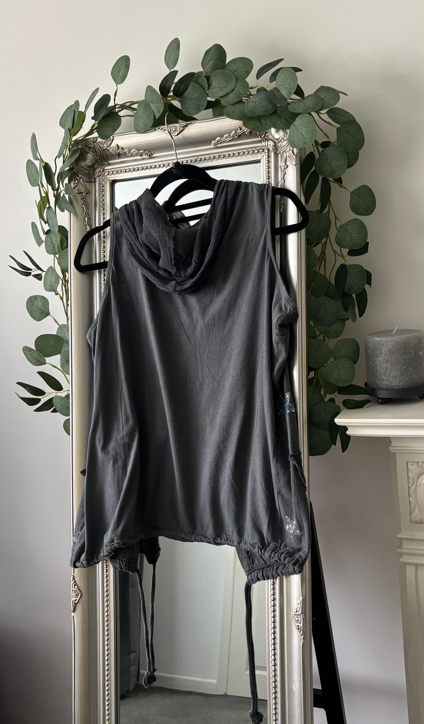 Cotton Star Trim Waistcoat
