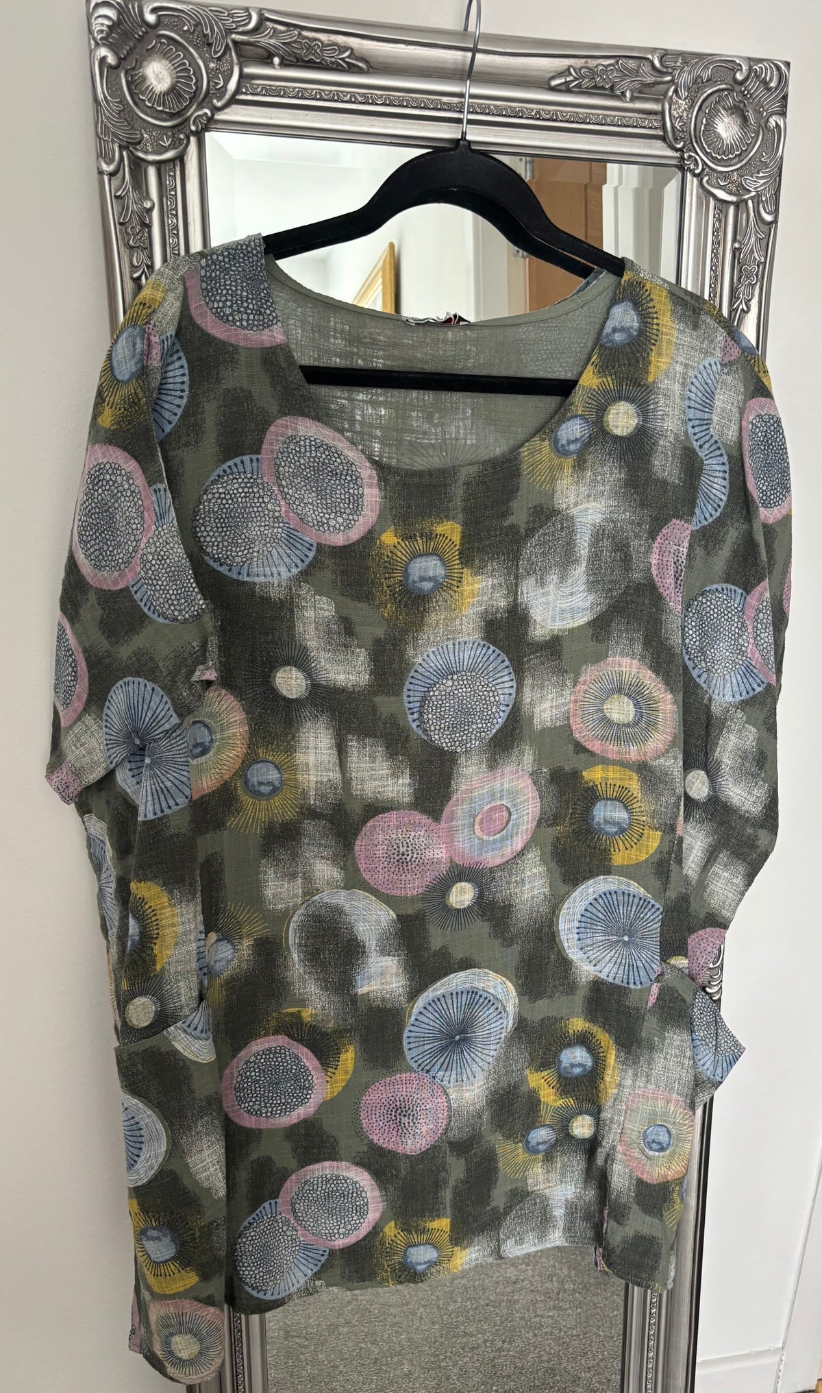 Cotton Plus Size Tunic With Pockets