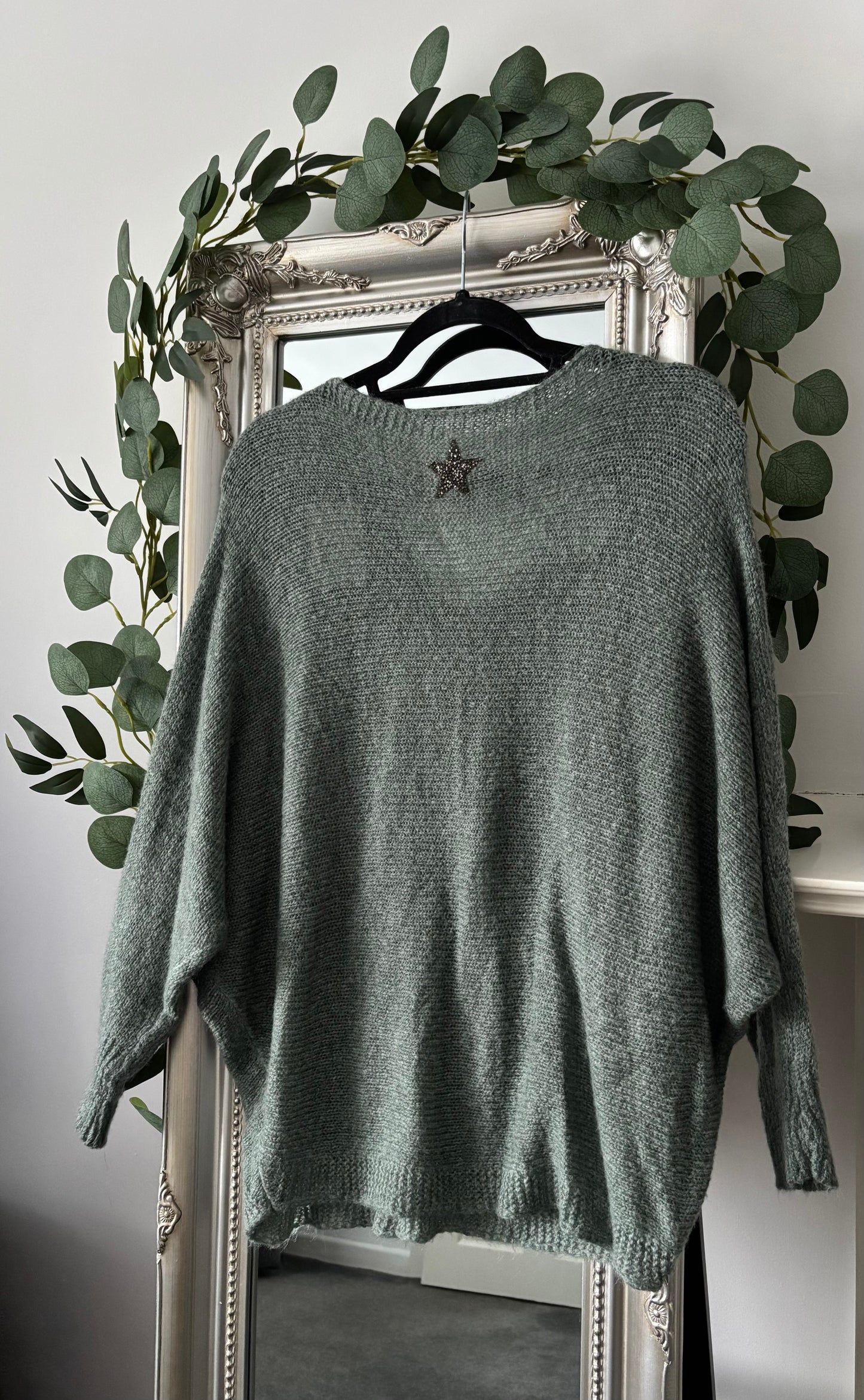 Plain V Neck Jumper