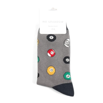 Bamboo Socks For Men - Pool Balls